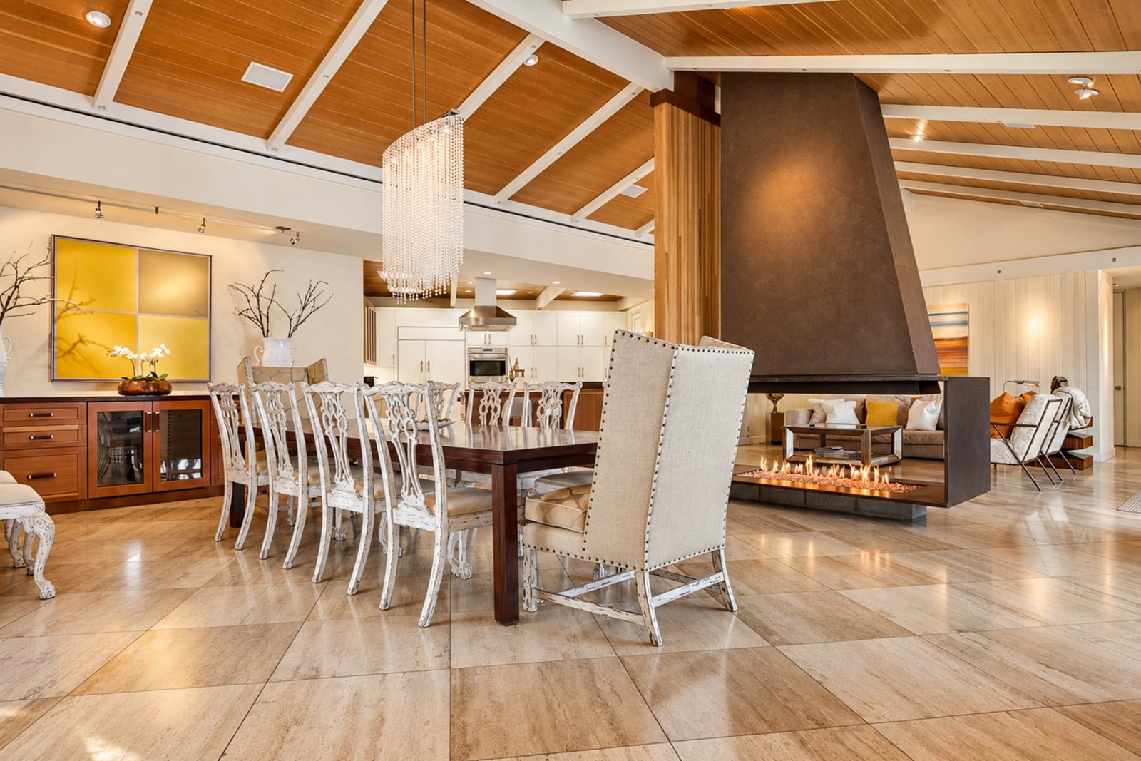 Luxury open-plan interior